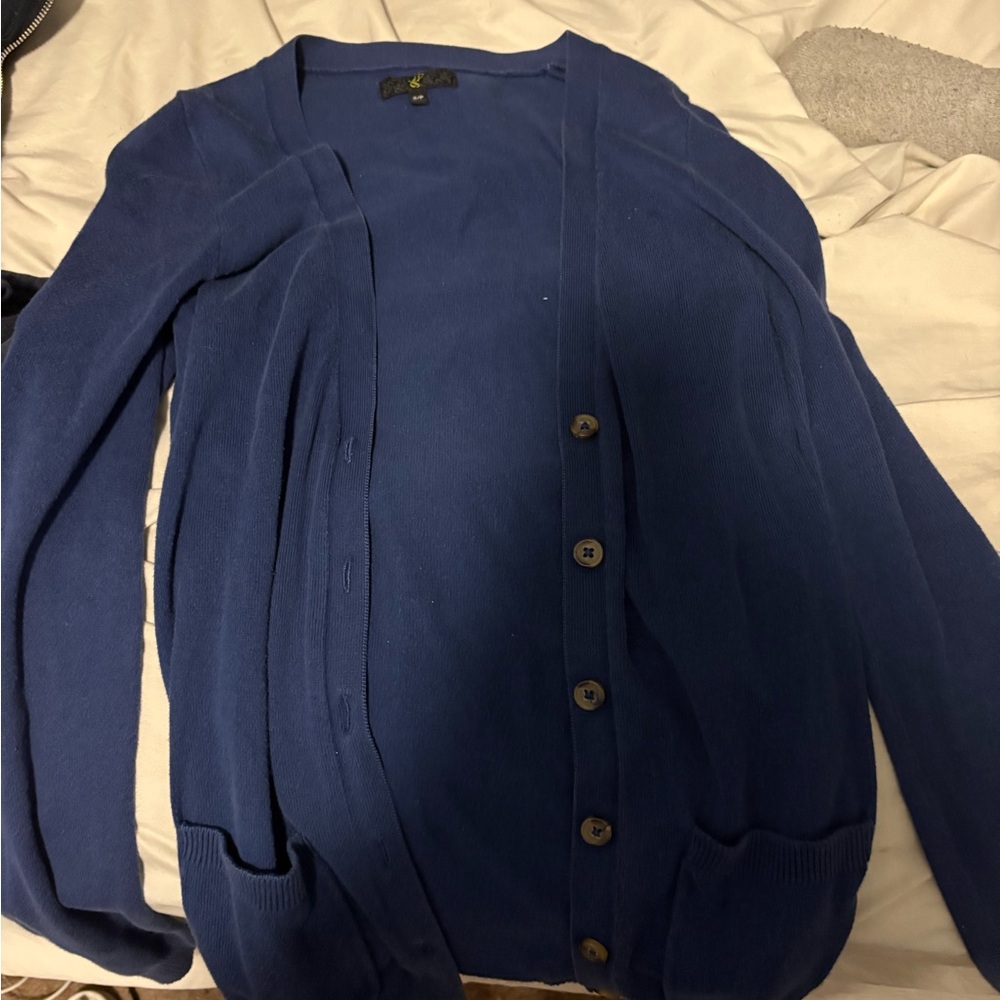 Stylish Women's Blue Cardigan